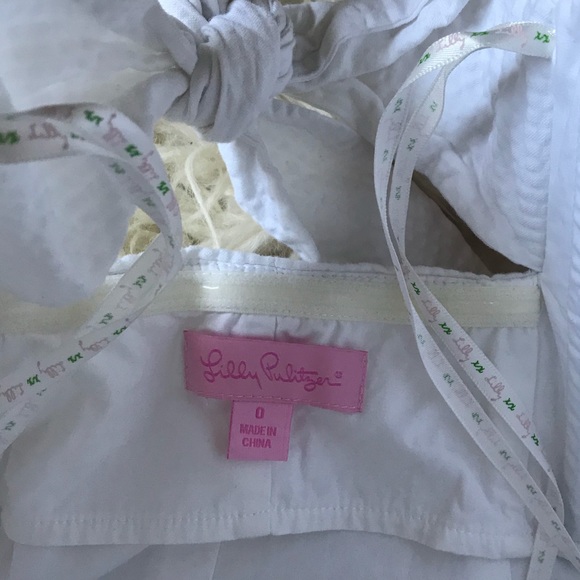 Lilly Pulitzer White Franco Seersucker Dress - Picture 3 of 8